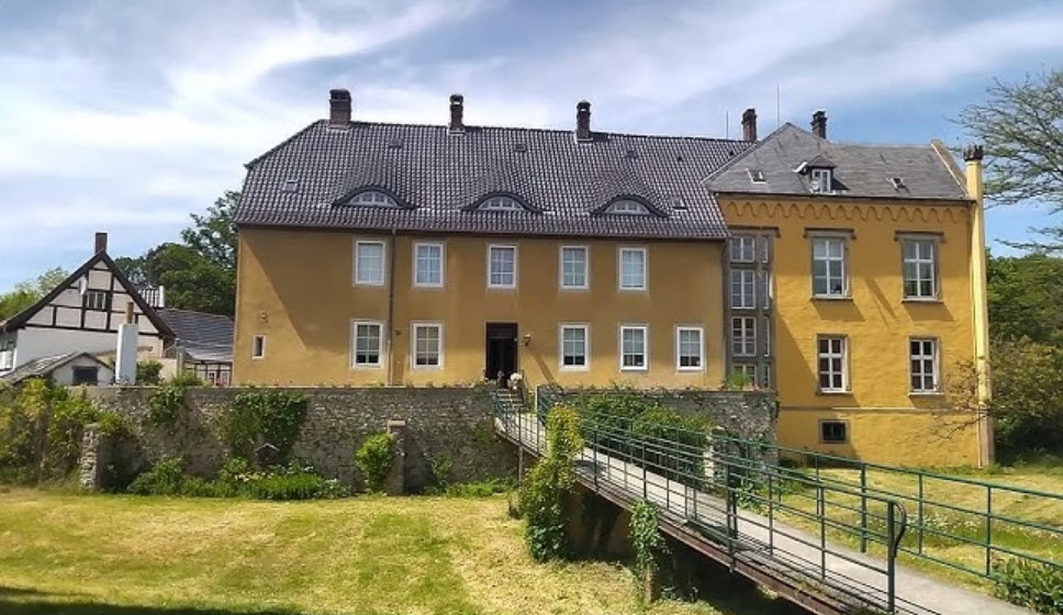 Iggenhauser Schloß, Lage, North Rhine-Westphalia, Germany, Germany
